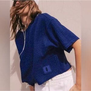 NWT Free People Movement Inspire Textured Tee in size L